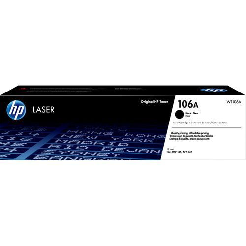 HP 106A Black Laserjet Toner Cartridge (W1106A)