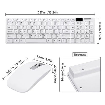 Wireless Mouse & Keyboard Combo -White