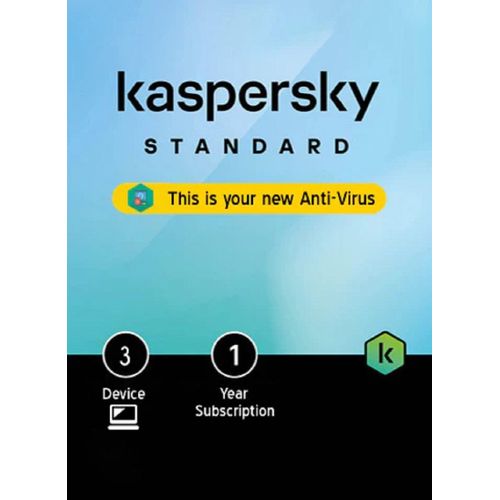 Kaspersky Standard Anti-Virus for 3 Devices - 1 Year Subscription